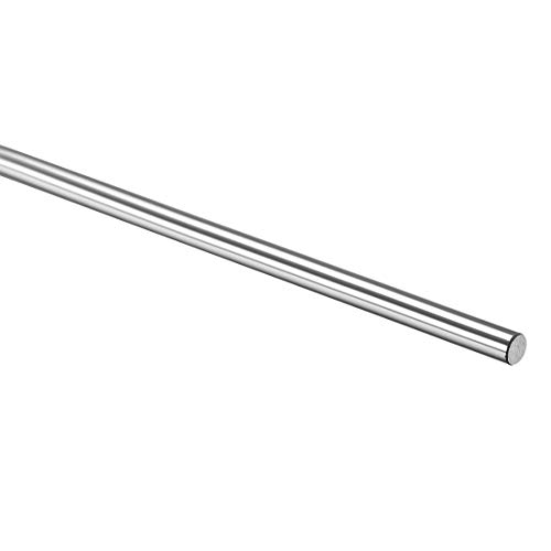 uxcell 10mm x 300mm Hardened Rod Chrome Plated Linear Motion Shaft/Guide