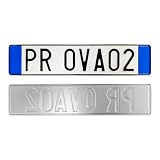 Targa Decorativa - Personalizzabile - Formato Modello Posteriore - in Alluminio Catarifran...