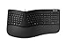 Microsoft Ergonomic Keyboard - Black. Wired, Comfortable, Ergonomic Keyboard with Cushioned Wrist and Palm Support. Split Keyboard. Dedicated Office Key.