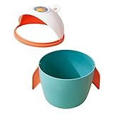 Alipis Bidone Della Spazzatura Del Razzo Pattumiera Con Coperchio Compost Cestino Gettacar...