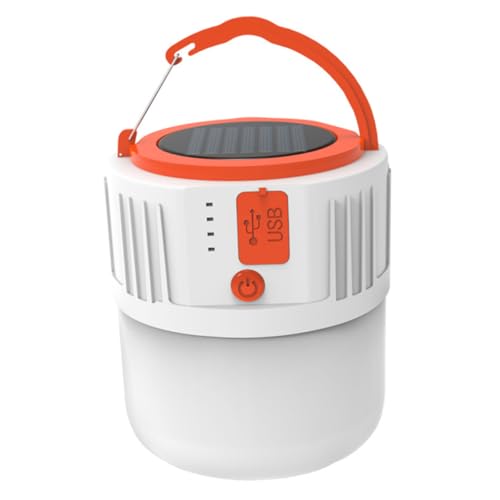 ifundom Luz LED Multifuncional Para Acampar Al Aire Libre Luz Portátil Para Acampar Luces Solares Para Acampar Luces LED Para Acampar En Tiendas De Campaña Linterna Color Aleatorio