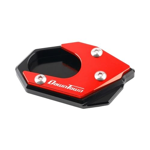 Verbreiterung Ständer Platte Pad Für Downtown 300 350 200i 300i Motorradzubehör Aluminiumlegierung Ständerplattenverlängerung Seitenständer Pad Vergrößerer