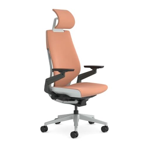 Steelcase Gesture Ergonomischer Bürostuhl mit 360° Armlehnen, 3D-Live Back Lumbalstütze, anpassbarer Kopfstütze Kaki, 66 x 62.5 x 107