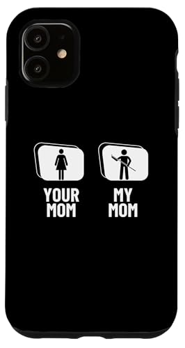 Pool Player Your Mom My Mom Daughter Son Funny �r�����[�h �X�}�z�P�[�X iPhone 11 �p