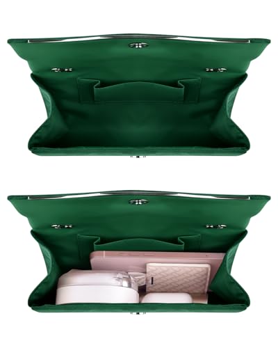Image of TINDTOP Clutch Purses for Women, Formal Evening Bags Suede Shoulder Envelope Party Handbags Wedding Cocktail Prom Clutches