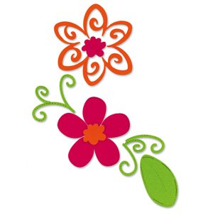 Sizzix Sizzlits Die Set 4PK - Build a Flower Set