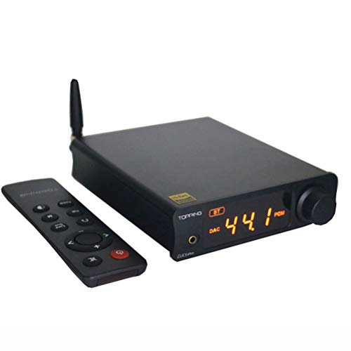 Topping DX3 Pro USB DAC Headphone Amplifier DSD512 32Bit/768kHz XMOS XU208 APTX Bluetooth Optical Coaxial Stereo Audio Amp Decoder (Black)