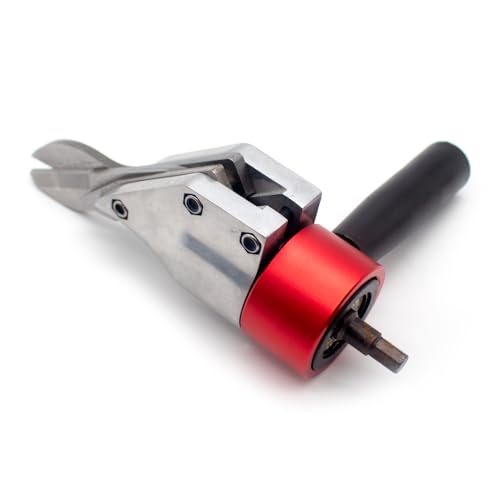 DIY Metal Sheet Scissors Head for Electric Drill Chuck Iron Shears Plastic Cloth Wool Wire Mesh Cutter Air Screwdriver Use CD6 (C: Metal mesh head)