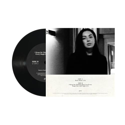 Album Art for Charli XCX Rock Music 7" Vinyl Single, Black Record with Sleeve by Charli XCX