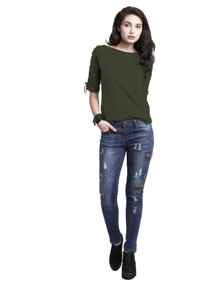 DHRUVI TRENDZWomen's Regular Fit Top