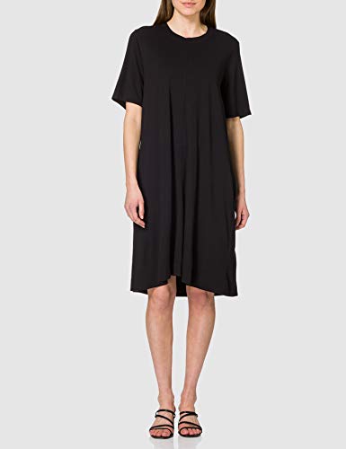 GANT D1. A-LINE JERSEY DRESS, Vestito Donna, Nero