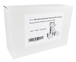 Romed Alkoholtupfer 65 x 30 mm, 500 Stück