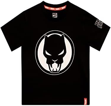 Marvel Panther Light, Felpe con Cappuccio Bambini Unisex^Ragazzo, Sportlich Heather
