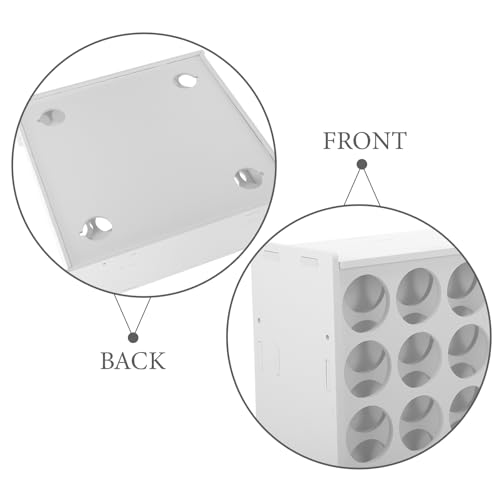 Image of EXCEART Wooden Paint Rack Storage Stand Pigment Holder for Paint Bottles Art Tools Durable Portable Desk Organizer for Home Craft Storage