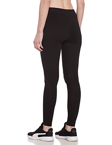 PUMA-Womens-Essentials-Logo-Leggings-Large-Black