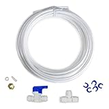 Olympia Water Systems Fridge and Ice Maker Connection Kit for Reverse Osmosis Systems - 1/4