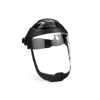 Sellstrom DP4 Face Shield - Lightweight Impact-Resistant Mask with Anti-Fog Polycarbonate Window