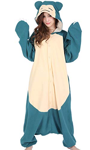 Furuix サザック 着ぐるみ 大人用 パイル キャラクター ポケットモンスター ポケモン 仮装 衣装 パジャマ ルームウェア cosplay カビゴン