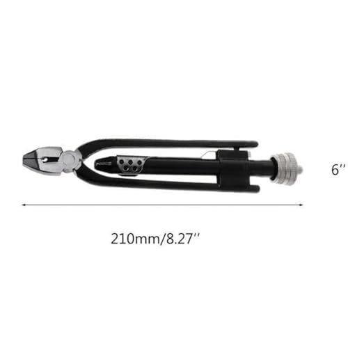 6 Inch Safety Wire Pliers, 0.3-0.7mm Lock Wire Twisting Tool for Automotive and Mechanical Repair, 6-inch Black - Image 4