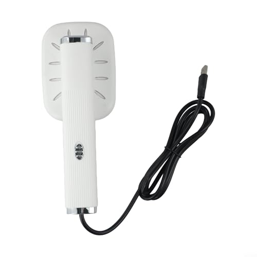 Plancha colgante portátil USB ajustable 0°, 90°, 180°, mango ergonómico, suela de calor rápido, 32 W, sin vapor, compacto, ligero, viajes, hogar, ropa, collares, mangas, 10 x 7.2 x 21 (blanco) Plancha colgante portátil USB ajustable 0°, 90°, 180°, mango ergonómico, suela de calor rápido, 32 W, sin vapor, compacto, ligero, viajes, hogar, ropa, collares, mangas, 10 x 7.2 x 21 (blanco)