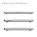 Fintie Hülle Kompatibel mit MacBook Pro 13 (2016-2022) A2338(M2/M1)/A2289/A2251/A2... Ultradünne Hartschale Schutzhülle, Grau(Matt)