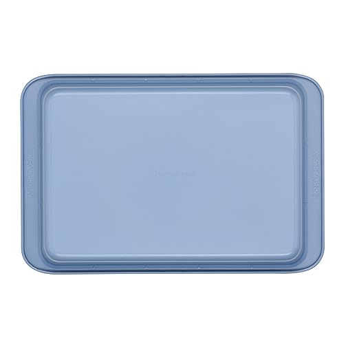 Farberware Easy Solutions Nonstick Bakeware Rectangular Cake Pan, 9 Inch x 13 Inch with Portion Marks - Blue by Farberware - Used condition - Image 9