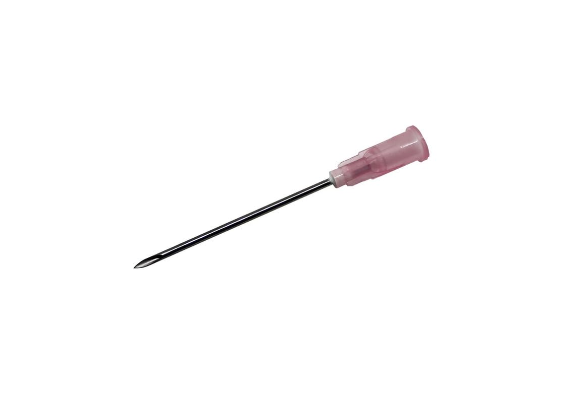 Heprodermic sterile single use Needle Size - 18G (Pink) | Thikness 1.2mm | Length - 38mm | Pack of 1 box in 100pcs Needle-image-15