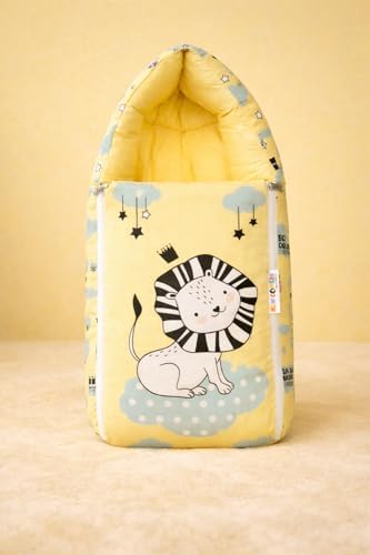 NEW COMERS® 3 in 1 Carry Nest Portable Cushion Bed with Soft Cotton Padding Lightweight Travel Friendly Multi-Use Carry Wrap with Secure Support Design | Unisex Carry Bag Nest 854