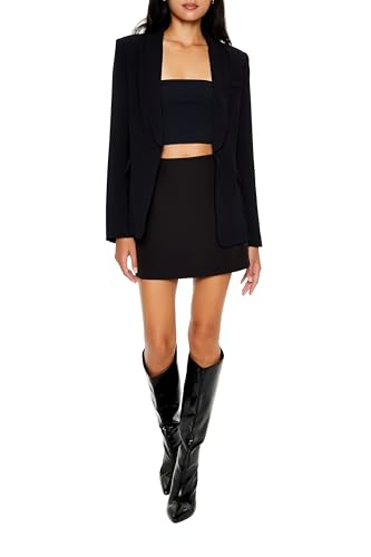 Forever 21 Women's Shawl Lapel Blazer2