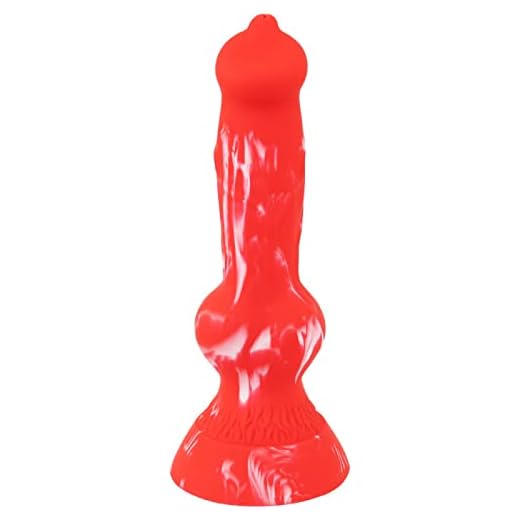 GAOSJX Silicona Impermeable de 18 Cm, Rojo