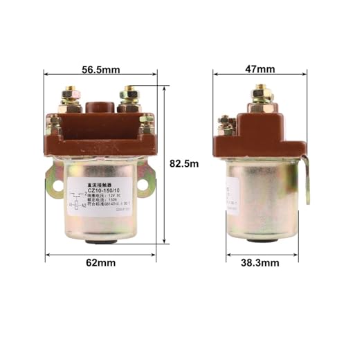 Contacteur CC haute performance 80A 24V pour systèmes de commande stables