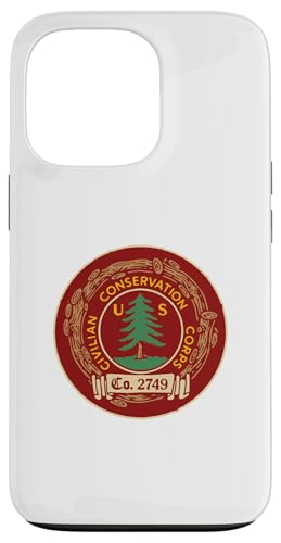 Vintage Civilian Conservation Corps Retro CCC Logo X}zP[X iPhone 13 Pro p
