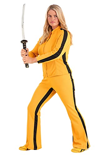 Adult Kill Bill Halloween Costume, Women's Beatrix Kiddo Kung-Fu Outfit