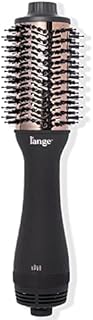L'ANGE HAIR Le Volume 2-in-1 Titanium Brush Dryer Black | 60MM Hot Air Blow Dryer Brush in One with Oval Barrel | Hair Styler for Smooth, Frizz-Free Results for All Hair Types