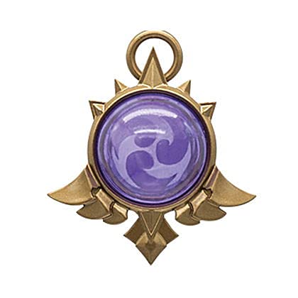 原神 神の目カプセルストラップ モンドシリーズ [4.雷](単品) ガチャガチャ カプセルトイ