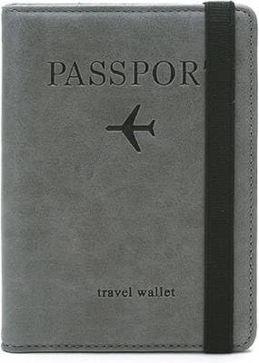 1 Pcs RFID Blocking Passport Holder Travel Wallet for Men and Women – Premium PU Leather Passport Cover Case with Card Slots, Document Organizer, Elastic Band Closure (Multicolour)-image-41