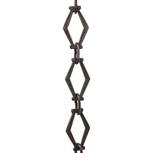 Image of RCH Hardware CH-22-BRZ-3 Brass Chandelier Chain, Bronze (3 Feet)