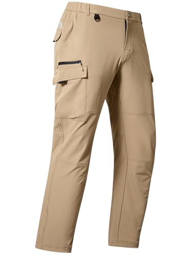 NORTHYARD Men's Cargo Hiking Pants Lightweight Quick Dry Outdoor Fishing Travel Active Sweatpants with Multi Pockets