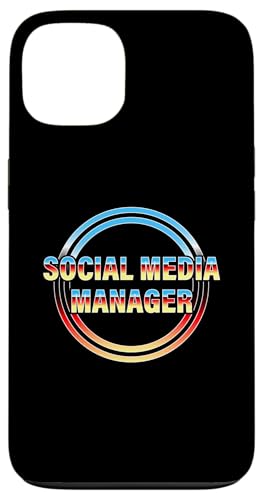 Custodia per iPhone 13 Social Media Manager Stile Retro