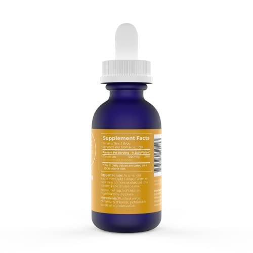Bodybio - Liquid Chromium - High Absorption, Pure, Concentrated Chromium Supplement - 2Oz #TOP1
