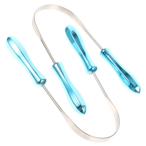 PACKOVE 2Pcs U Shaped Stainless Steel Tongue Scrapers Tongue Cleaning Tool for Bad Breath Removal Portable Oral for Adults Fine Workmanship Easy to Use