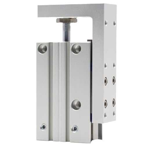 Table coulissante pneumatique HLH alésage 20mm et course 10mm pour guidage