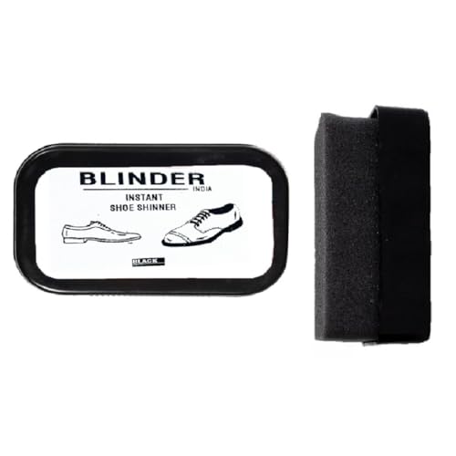 Blinder Black Shoe shining Sponge | Leather Shoe Shiner | shoe shiner Pack of 1 (B0CLDX1MQ7) Amazon Price History, Amazon Price Tracker