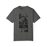 Tarantino T-Shirt – Iconic Trunk Shot Compilation Featuring Brad Pitt, Uma Thurman, and Steve Buscemi Pepper