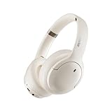 Fones de Ouvido Bluetooth 5.4, Headphone Bluetooth com Cancelamento de Ruído Ativo ANC, Headphone com Microfone, Certificação Hi-Pure Audio, Bateria de 300mAh 40 Horas de Reprodução (Branco)