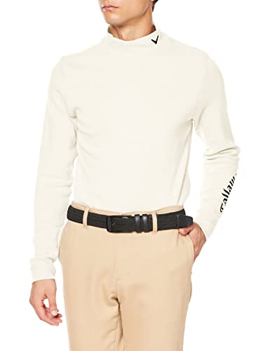 [キャロウェイ] メンズ 長袖 モックネックシャツ (ソフトサーモα:吸湿発熱性・保温性・シェイプ型) / ゴルフ / C22233109 1030_ホワイト 3L