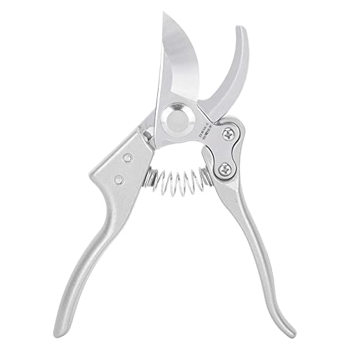 MOUMOUTEN Tijeras De Podar, Podadoras Manuales Tijeras De Jardinería Cortaúñas para Plantas Cortador De Flores Tijeras De Floristería Herramientas De Recorte Podadora con Cuchillas(Plata)