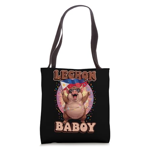 Lechon Baboy The Ultimate Filipino Feast Tote Bag miniatura 1