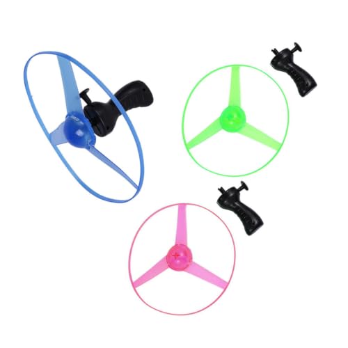 Discos voladores LED Kisangel de plástico para juegos de jardín