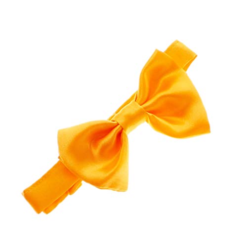 My Lello Classic Pre- Tied Satin Adjustable Bow Tie Solid Formal Tuxedo Style For Baby's, Children & Men